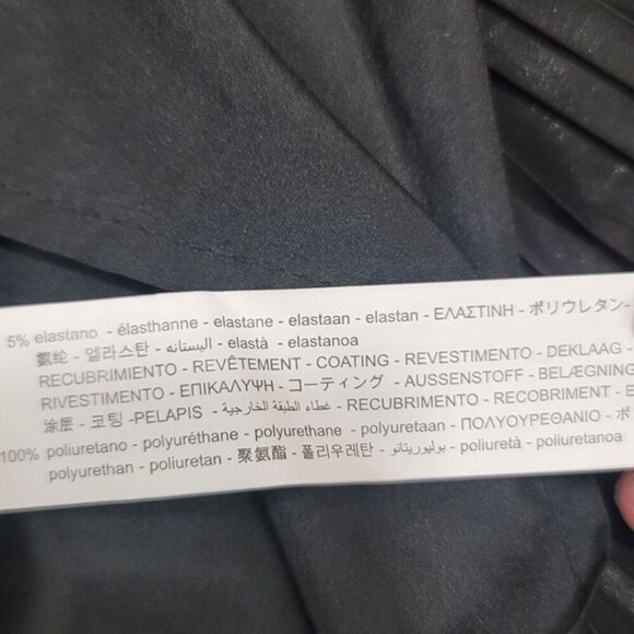 Zara  Women's  Faux‎  Leather Pleated Mini Skirt Skort Black Goth Y2K XS - Picture 9 of 9